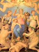 Agnolo Bronzino Allegory of Happiness painting